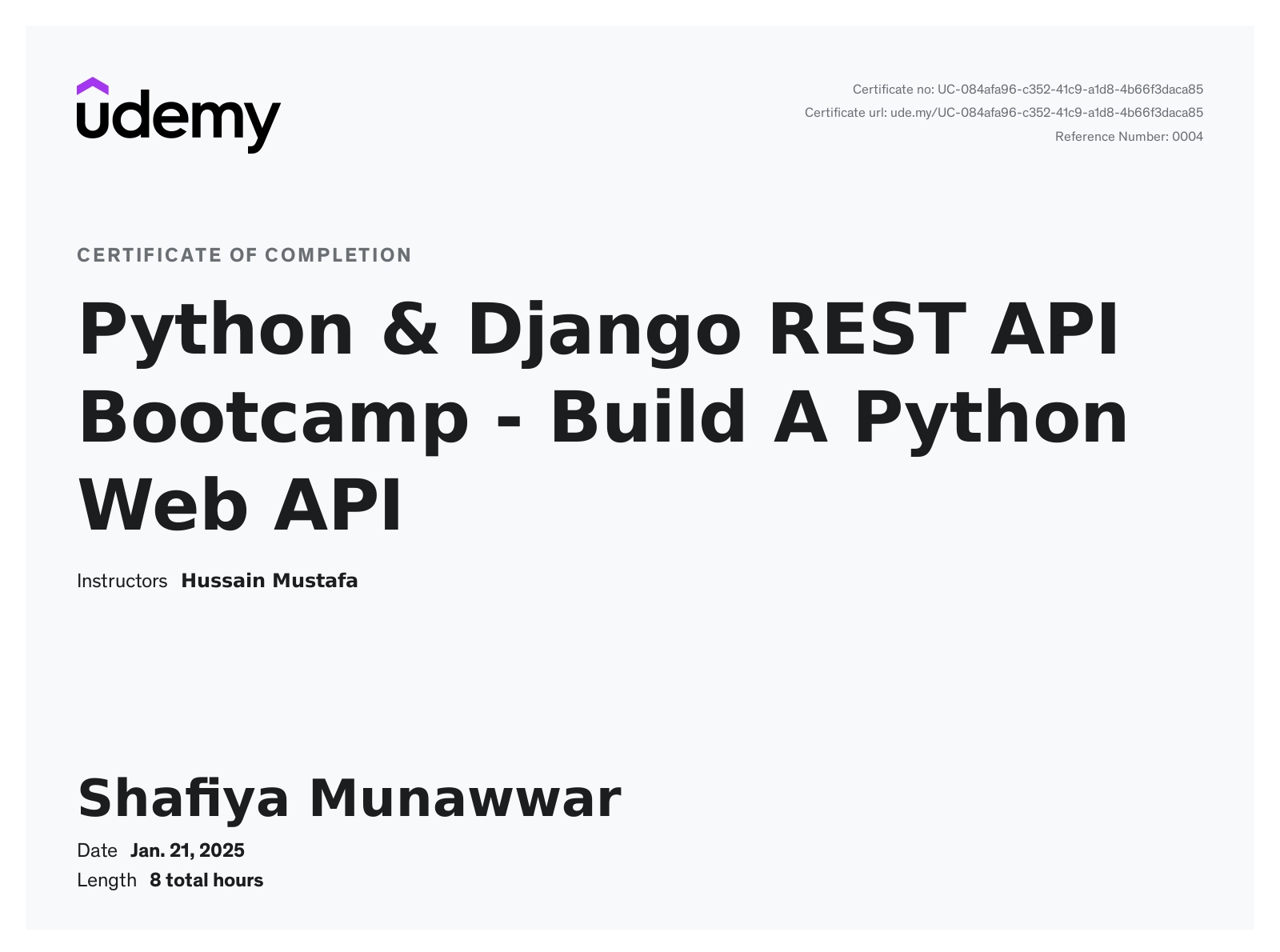 Python & Django
