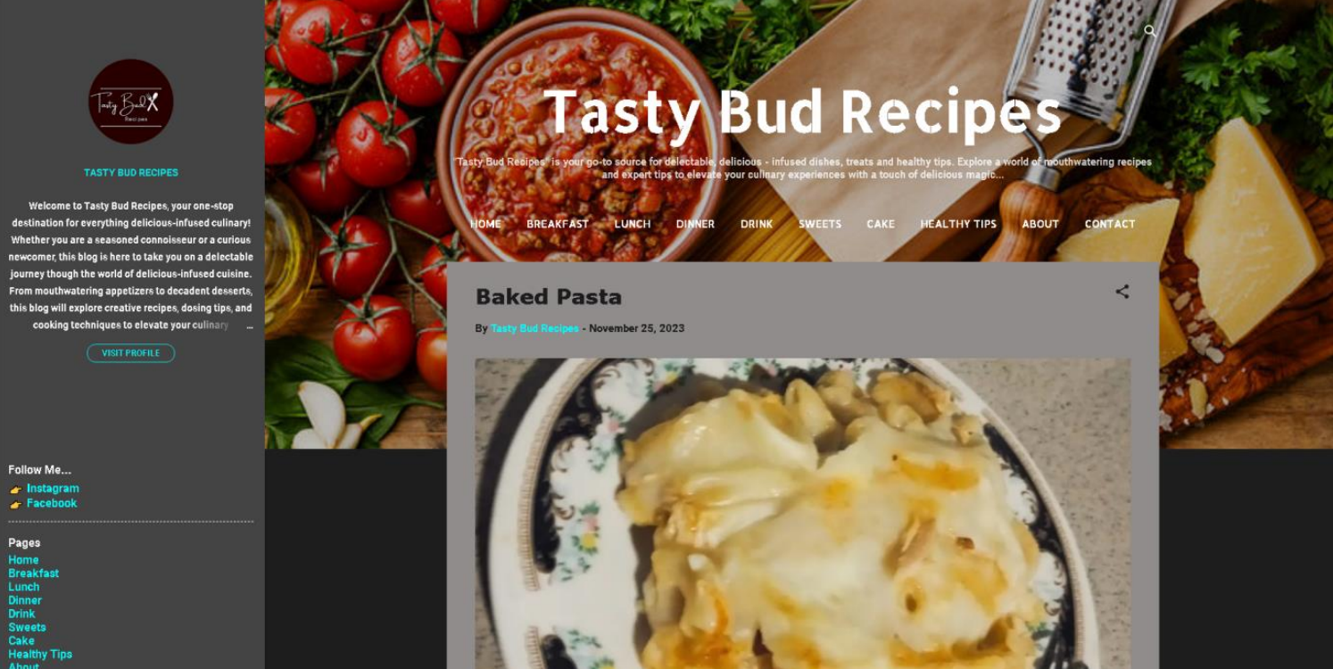 Tasty Bud Recipes - Blog